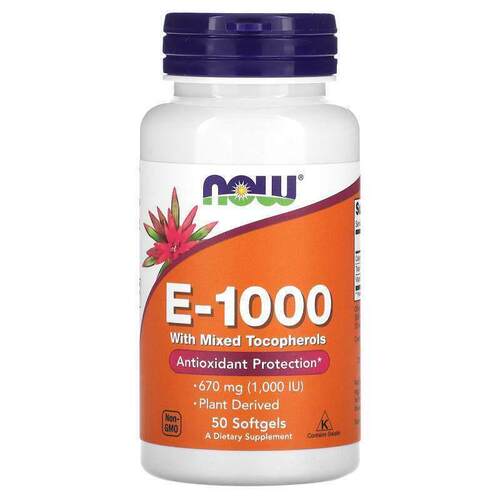 诺奥,E-1000含混合生育酚50粒软凝胶