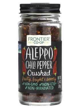 Frontier Co-op,阿勒颇红辣椒，碾碎，1.34 盎司（38 克）