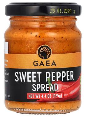 Gaea,Sweet Pepper Spread, 4.4 oz (125 g)