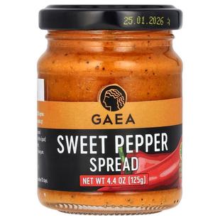 Gaea,Sweet Pepper Spread, 4.4 oz (125 g)