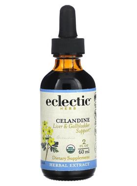 Eclectic Institute,草本，白屈菜提取物，2 液量盎司（60 毫升）