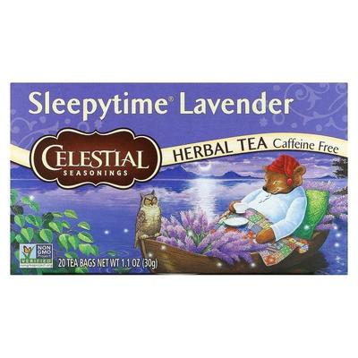 斯乐,Herbal Tea, Sleepytime Lavender, Caffeine Free , 20 Tea