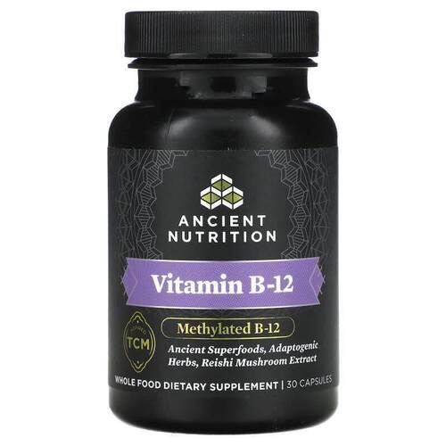 Dr. Axe / Ancient Nutrition,维生素 B-12，30 粒胶囊