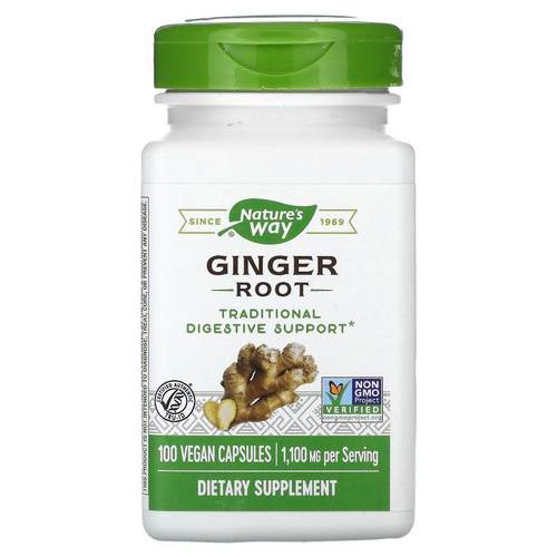 然萃维,Ginger Root, 550 mg, 100 Vegan Capsules