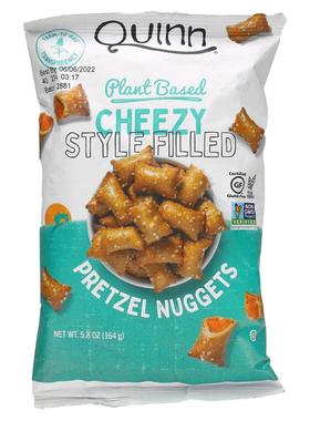 Quinn Popcorn,Pretzel Nuggets，花生黑巧克力馅蝴蝶脆饼，6.5 1