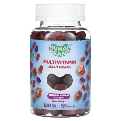 Human Beanz,Multivitamin Jelly Beans, Berry Blast