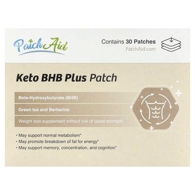 PatchAid,Keto BHB Plus Patch, 30 Patches