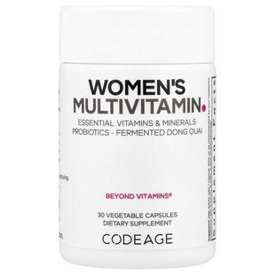 Codeage,Women's Multivitamin, 30 Vegetable Capsules
