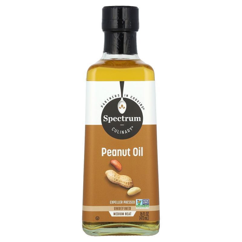 Spectrum Culinary,Peanut Oil, Expeller Pressed, 16 fl oz (47