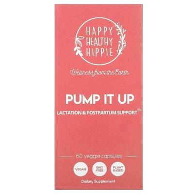 Happy Healthy Hippie,Pump It Up，哺乳期和产后支持，60 粒素食