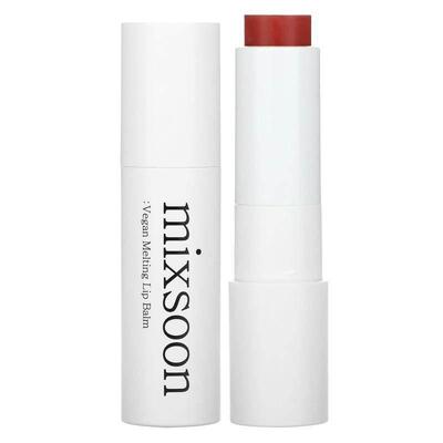 MIxsoon,Vegan Melting Lip Balm, 02 Dry Rose, 0.14 oz (4.1 g)