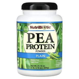 NutriBiotic,Pea Protein Powder, Vanilla , 21.16 oz (600 g)