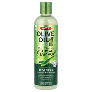 ORS,Olive Oil™ Deep Cleansing Creamy Aloe Shampoo™, 12.5 fl