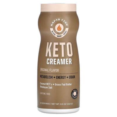 RAPIDFIRE,Keto Creamer, Original, Caffeine Free , 8.5 oz (24