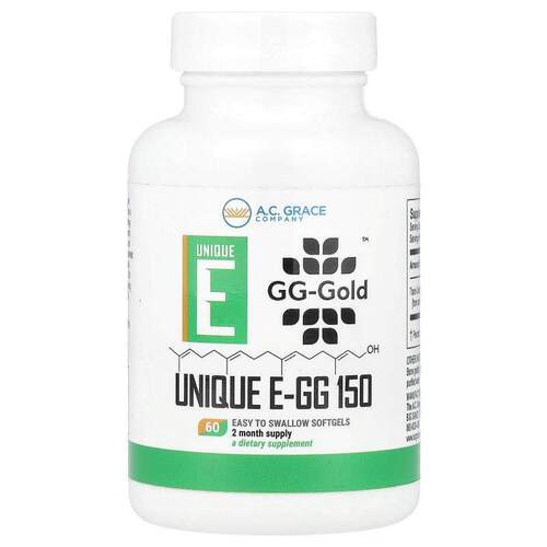 A.C. Grace Company,UNIQUE E-GG 150，150 毫克，60 粒易吞咽软