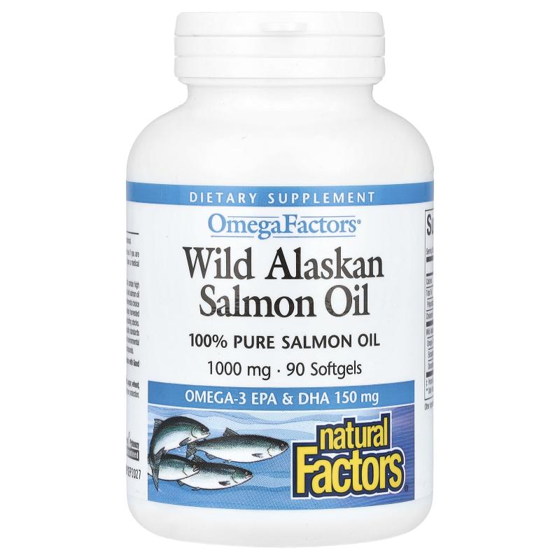 Natural Factors 欧米伽 野生鲑鱼油软凝胶