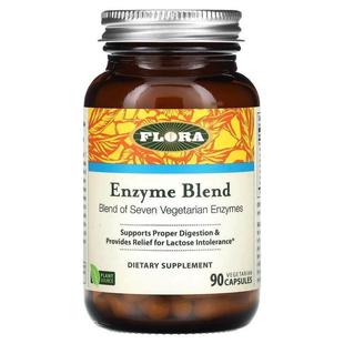 Flora 消化酶配方素食胶囊