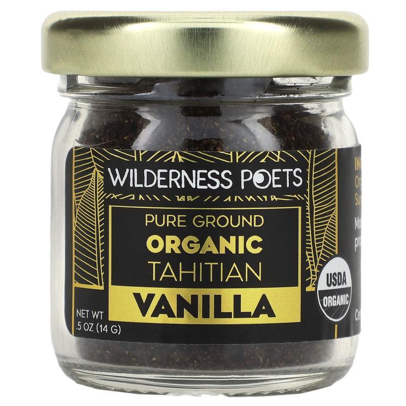 Wilderness Poets LLC,Organic Tahitian Vanilla, 0.5 oz (14 g)