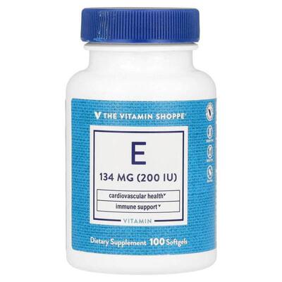 The Vitamin Shoppe,Vitamin E, 134 mg (200 IU), 100 Softgels