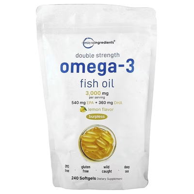 Micro Ingredients双重功效Omega-3鱼油心血管健康