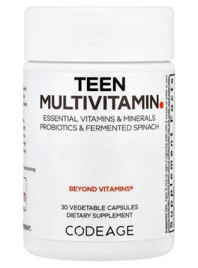 Codeage,青少年多维生素素食胶囊，30 粒