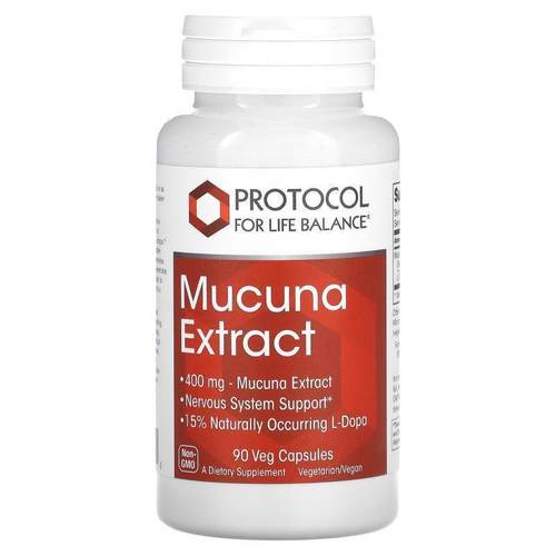 Protocol for Life Balance,Mucuna Extract, 400 mg, 90 Veg Cap