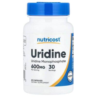 Nutricost,Uridine, 60 Capsules (300 mg per Capsule)