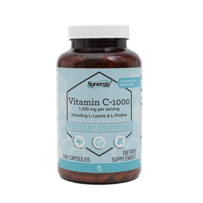 Vitacost,Vitamin C-1000 including L-Lysine & L-Proline, 240