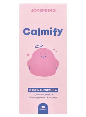 JoySpring,Calmify液体镁1 液量盎司（30 毫升）