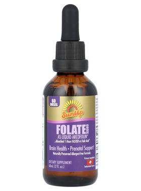 Lipo Naturals,Folate as Liquid Arcofolin, 680 mcg DFE, 2 fl