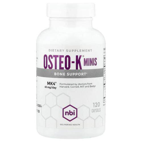 NBI Health,Osteo-K® Minis, 120 Capsules