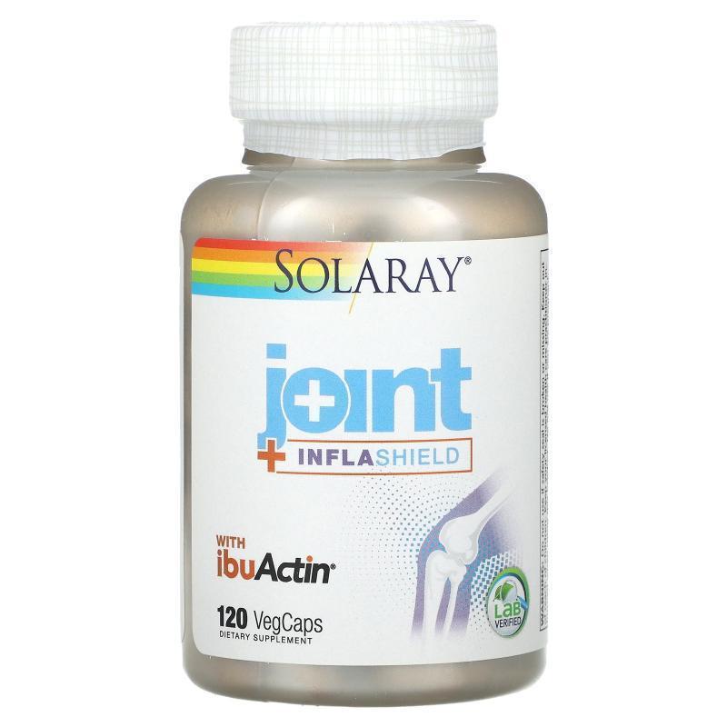 Solaray,Joint + Inflashield with IbuActin，120 粒素食胶囊