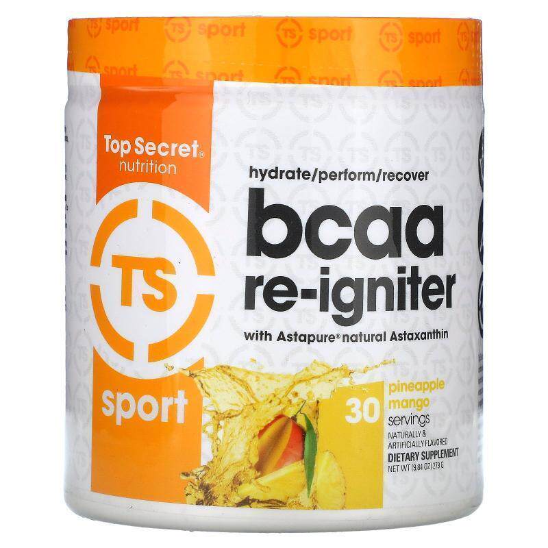 Top Secret Nutrition, LLC,Sport, BCAA Re-Igniter with Astapu