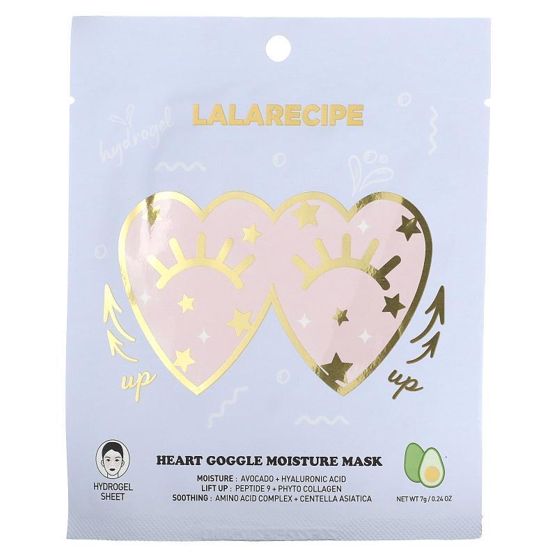 Lalarecipe,Heart Goggle Moisture Beauty Mask, 1 Sheet, 0.24