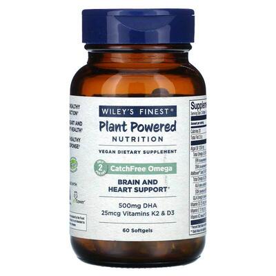Wiley's Finest,CatchFree 欧米伽，60 粒软凝胶