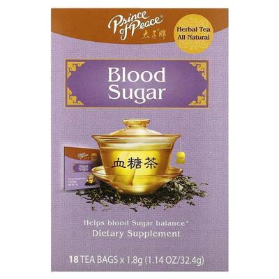 太子牌,Herbal Tea, Blood Sugar, 18 Tea Bags, 1.14 oz (32.4 g
