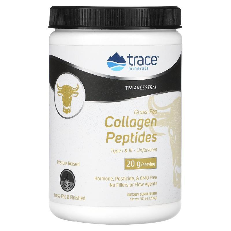 露那辛,Grass-Fed Collagen Peptides, Unflavored, 1 lb. 4.1 oz