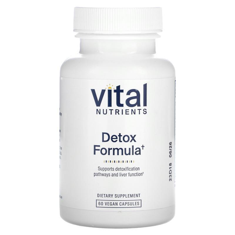 Vital Nutrients,Detox Formula, 60 Vegan Capsules