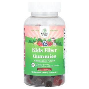 Natures Craft,Kids Fiber Gummies, Sugar Free, Mixed Berry, 1