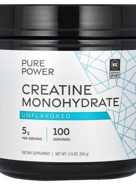 Mercola博士,Pure Power, Creatine Monohydrate, Unflavored, 17