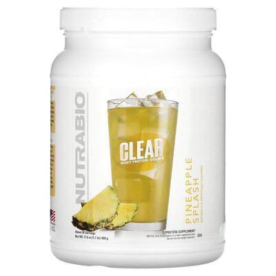 Nutrabio Labs,澄清分离乳清蛋白，菠萝味，1.1 磅（499 克）
