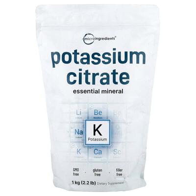 Micro Ingredients,Potassium Citrate, 2.2 lb (1 kg)