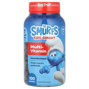 Ages Kids Berry Smurf Vitamin Multi Gummy Smurfs The