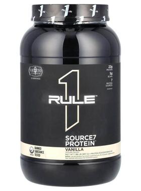 Rule One Proteins,Source7 Protein Powder Drink Mix, Vanilla,