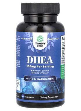 Natures Craft,DHEA, 100 mg, 60 Capsules
