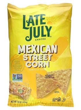 Late July,Tortilla Chips, Mexican Street Corn, 7.8 oz (221 g