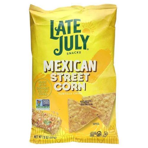 Late July,Tortilla Chips, Mexican Street Corn, 7.8 oz (221 g