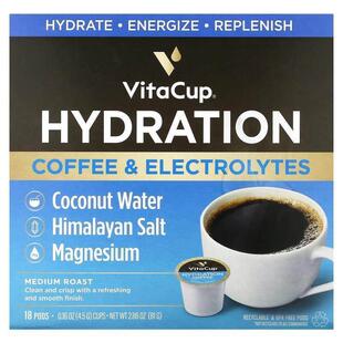 VitaCup,Hydration, Coffee Electrolytes, Medium Roast