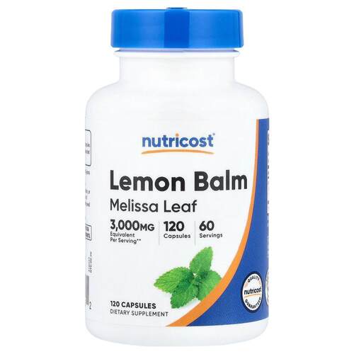 Nutricost,Lemon Balm, 120 Capsules (150 mg per Capsule)