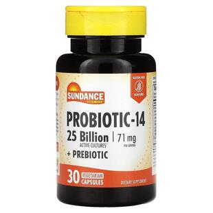 Sundance,Vitamins, Probiotic-14, 35.5 mg, 30 Vegetarian Caps